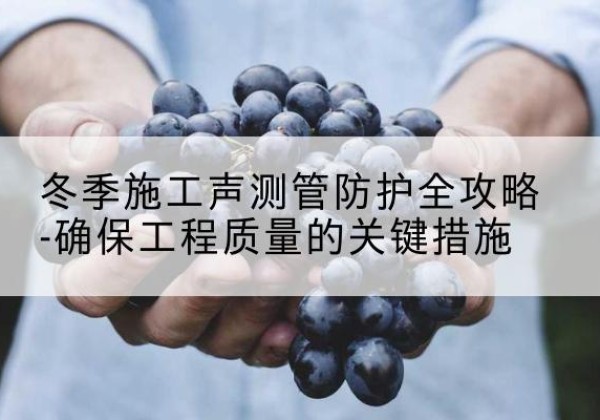 夹江冬季施工声测管有哪些防护要点？-冬季施工声测管防护全攻略-确保工程质量的关键措施